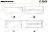 H12987STD Вкладыши коренные (к-кт) GLYCO підбір по vin на Brocar