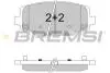 Гальмівні колодки зад. Fiat Freemont 11-/Dodge Caravan 08- (130.1x55.2x17.1) BP3544