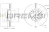 CD8156V Тормозной диск перед. Citroen Berlingo/Peugeot Partner 18- (303.6x28) BREMSI підбір по vin на Brocar