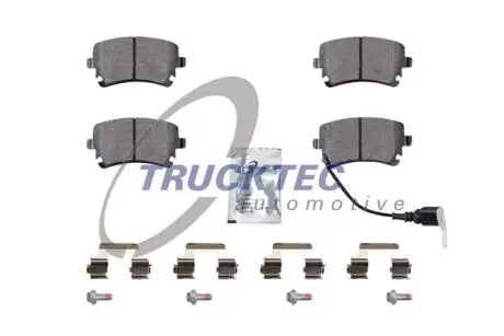 0735239 Колодки гальмівні (задні) VW T5 03- (Lucas) TRUCKTEC підбір по vin на Brocar