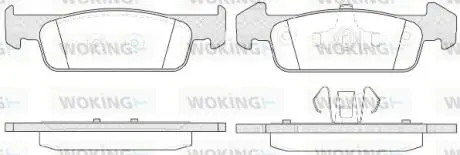 P1440310 Колодки тормозные дисковые WOKING подбор по vin на Brocar