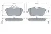 0986494120 Колодки тормозные дисковые BOSCH підбір по vin на Brocar