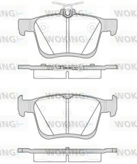 P1416300 Колодки задние WOKING подбор по vin на Brocar