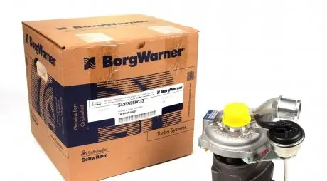 54359980033 Турбіна Renault Kangoo 1.5DCI K9K (50kW) 08- BorgWarner підбір по vin на Brocar
