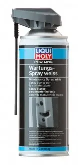 7387 Грязеотталкивающая белая смазка Pro-Line Wartungs-Spray weiss 0,4л LIQUI MOLY підбір по vin на Brocar