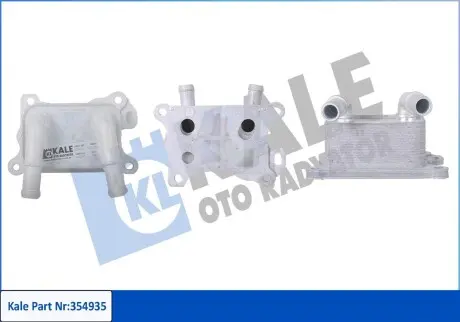 354935 Масляний радіатор Dokker,Duster,Logan II,Captur,Megane III,IV,Smart,Nissan Juke,Qashqai KALE OTO RADYATOR підбір по vin на Brocar