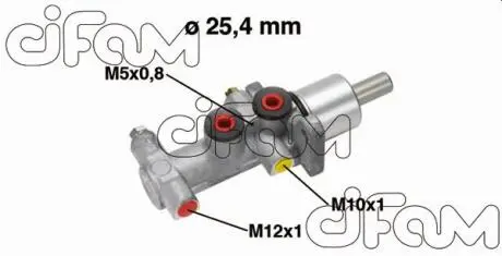 202554 Главный тормозной цилиндр Nissan Primastar 01-,Opel Vivaro 01-,Trafic II -1 (сист.TRW) CIFAM подбор по vin на Brocar