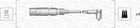 941318111164 Комплект високовольтних проводів SEAT CORDOBA,IBIZA III VW LUPO,POLO [941318111164] MAGNETI MARELLI підбір по vin на Brocar