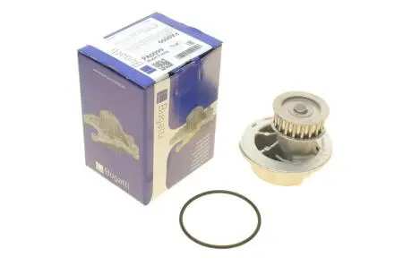 PA0099 Помпа воды Opel Astra F/G/Combo/Corsa A/B/Kadett D/E/Vectra 1.4/1.6/i/Si 79-04 (B/B) (8 лоп) BUGATTI подбор по vin на Brocar