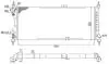 350213588003 Радиатор двигателя OPEL COMBO (71) 1,7D CORSA B 1,5D/TD 1,7D [350213588003] MAGNETI MARELLI підбір по vin на Brocar
