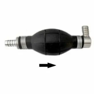 9595 Насос (&quot;груша&quot;) ручной подкачки топлива угловой/прямой d=10mm/d=10mm MEAT&DORIA подбор по vin на Brocar