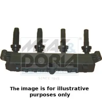 10471E Котушка запалювання (черн.) Peugeot 206 1.4 98-207 44287 -6 Partner 44287 MEAT&DORIA підбір по vin на Brocar