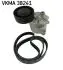 К-т поликлинового ремня (рем.+ролик) BMW E34/E36E39 (M50/M52) 2,0-2,8 VKMA 38241
