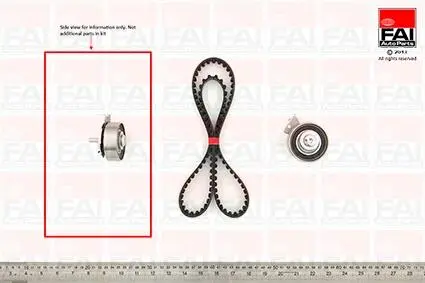 TBK53 ГРМ (ремень+ролик) OPEL 1,2-2,2: Astra F, Vectra, Corsa, Combo DAEWOO FAI AUTOPARTS подбор по vin на Brocar