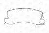572188CH Гальмівні колодки задн.Camry,Avensis,Carina II,E,Corolla,Lexus ES,RX CHAMPION підбір по vin на Brocar
