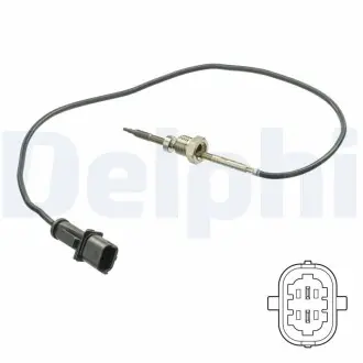 TS30201 Датчик температуры выхлопных газов DOBLO вэн 44440 JTD Multijet -5 DELPHI подбор по vin на Brocar