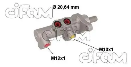 202846 Головний гальмівний циліндр LOGAN 06-, RENAULT SANDERO/STEPWAY I -9 CIFAM підбір по vin на Brocar