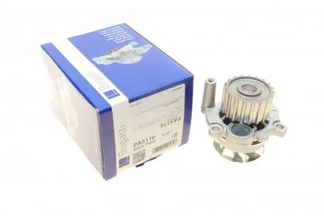 PA5116 Помпа води Skoda Octavia 1.9TDI 96-10/VW Caddy/Golf 1.9TDI/SDI 96-05 (R/B)(7 лоп) BUGATTI підбір по vin на Brocar