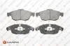 1617272980 Колодки передние CITROEN BERLINGO, C4 GRAND PICASSO I, C4 II, C4 EUROREPAR підбір по vin на Brocar