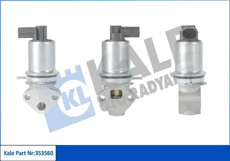 353560 Клапан EGR Audi A2,Golf IV,Polo,Skoda Fabia I,Octavia I 1.4/1.6 KALE OTO RADYATOR підбір по vin на Brocar