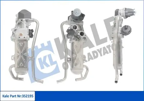 352195 Клапан EGR Audi A1/3,Skoda Fabia II,Roomster,Polo 1.2/1.6TDI -9 KALE OTO RADYATOR підбір по vin на Brocar