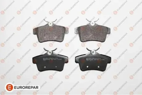1617272680 Тормозные колодки CITROEN C4 II, DS4, DS5 PEUGEOT 3008 308 CC, EUROREPAR подбор по vin на Brocar