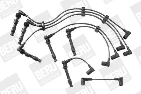 ZEF601 Комплект проводов зажигания BERU подбор по vin на Brocar