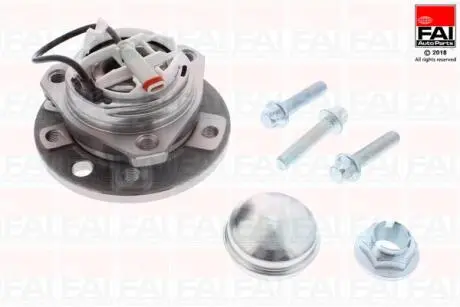 FHBK1063 Підшипник передньої маточини (5отв.) з датчиком ABS Astra H -4 FAI AUTOPARTS підбір по vin на Brocar