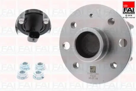 FHBK1060 Подшипник задней ступицы с датчиком ABS (4-отв.) Astra H -4 FAI AUTOPARTS подбор по vin на Brocar