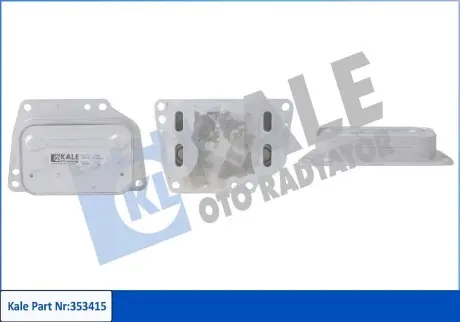 353415 Масляный радиатор 500,Doblo,Panda,Punto,Tipo 1.3d Multijet KALE OTO RADYATOR подбор по vin на Brocar