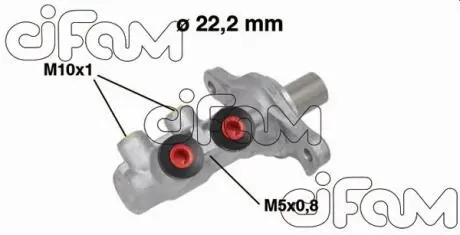 202681 Головний гальмівний циліндр 500 07-,Panda 10-,ABARTH 500 -8 CIFAM підбір по vin на Brocar