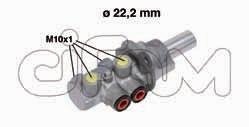 202676 Главный тормозной цилиндр без ABS Doblo -5 (сист.Bosch) CIFAM підбір по vin на Brocar
