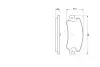 0986461770 Колодки задн.FIAT Croma 85-92 LANCIA Delta,Thema 84-91 BOSCH підбір по vin на Brocar