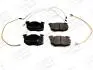 571525CH Тормозные колодки передние ZX 91-,Peugeot,Renault Clio CHAMPION підбір по vin на Brocar