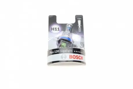 1987301133 Автолампа H11 12V 55W PGJ19-2 Gigalight +120% BOSCH підбір по vin на Brocar