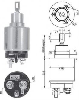 940113050127 Реле втягивающее FIAT,ALFA ROMEO,VOLVO [940113050127] MAGNETI MARELLI підбір по vin на Brocar