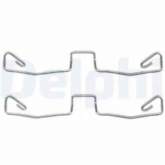 LX0448 Установочный к-кт. торм. колодок передн. Audi A6 -97 DELPHI підбір по vin на Brocar