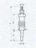 UX12A Свічка розжарення FORD, HONDA,ISUZU,IVECO [062580704304] MAGNETI MARELLI підбір по vin на Brocar