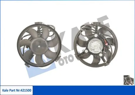 421500 Вентилятор радиатора Audi A4/6/8,Passat 1.6/2.8 95- KALE OTO RADYATOR подбор по vin на Brocar