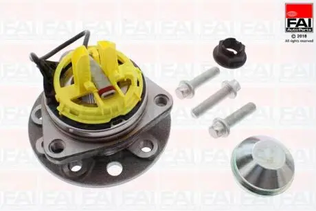 FHBK1062 Підшипник передн.маточини (5 отв.) c ABS Astra H -4 FAI AUTOPARTS підбір по vin на Brocar