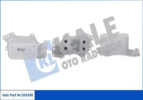 354390 Масляний радіатор Audi A4/5/6,Q5/7,Touareg 07- KALE OTO RADYATOR підбір по vin на Brocar