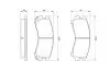 0986493450 Колодки тормозные передние SUNNY 1.6 B12 -86 BOSCH підбір по vin на Brocar
