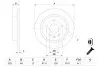 0986479513 Диск гальмівний задній (292*12) Insignia 08-. BOSCH підбір по vin на Brocar