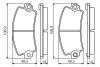 0986495270 Колодки пер.. RENAULT 21, 25, Espace 1,6-2,9 BOSCH підбір по vin на Brocar