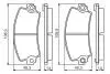0986495270 Колодки гальмівні дискові BOSCH підбір по vin на Brocar
