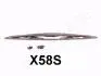Стеклоочистителя со спойлером 1x580 (крючек) SS-X58S