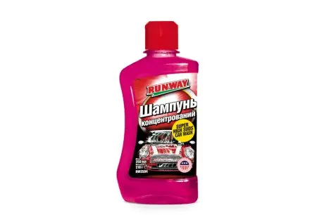 RW2504 Автошампунь, концентрат 1:320 (250ml) RUNWAY підбір по vin на Brocar