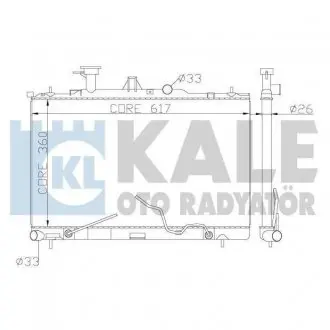 369700 Радіатор охолодження Matriz 1.5CRDi/1.8 01- KALE OTO RADYATOR підбір по vin на Brocar