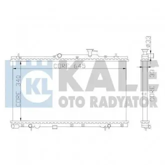 369000 Радіатор охолодження Accent II 1.3/1.5 00- KALE OTO RADYATOR підбір по vin на Brocar