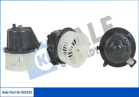355315 Вентилятор салону C3 II,C4 Cactus,DS3 09- KALE OTO RADYATOR підбір по vin на Brocar
